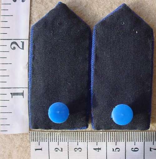 South African Police collar gorgets, worn by Majors, Lt Col`s and Colonels, smaller Female version