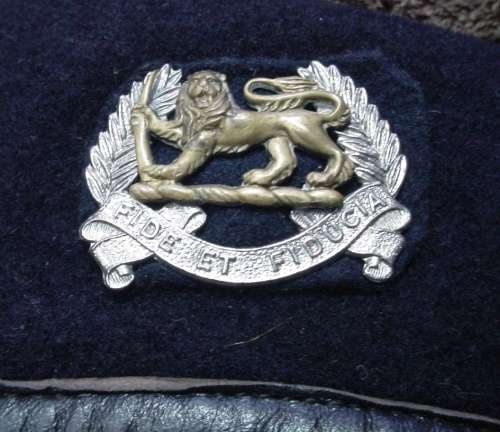 Rhodesian Army Pay Corps beret, Kangol, Rhodesia and Nyasaland Government issue (Rhodesia Bush War)