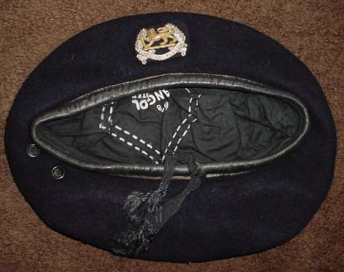 Rhodesian Army Pay Corps beret, Kangol, Rhodesia and Nyasaland Government issue (Rhodesia Bush War)