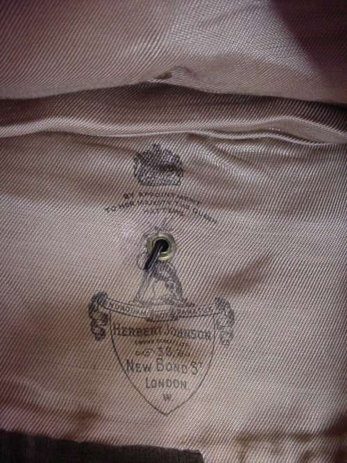 Southern Rhodesia Artillery officers side cap, no badge, Herbert Johnson, 56cm (Rhodesian Bush War)