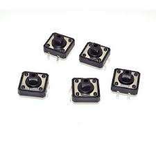 12 * 12 * 7.3mm Square Head 4 Feet Of Vertical Switch Button Push Button Switch