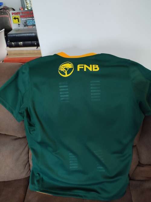Men`s second hand 2018/19 Springbok replica jersey, size XL.