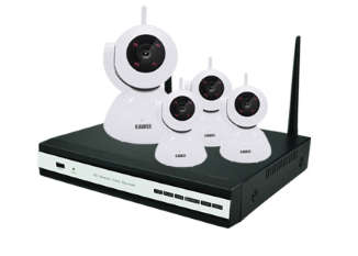 4 Channel Wireless NVR/PTZ Kit