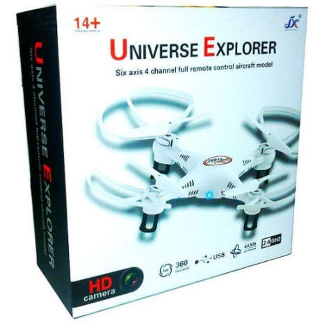 Drone. Six Axis 4 Channel Remote Aircraft with HD Camera Universal Explorere