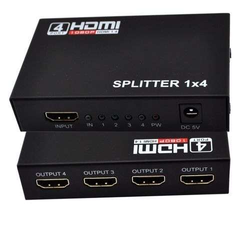 1 x 4 HDMI Splitter
