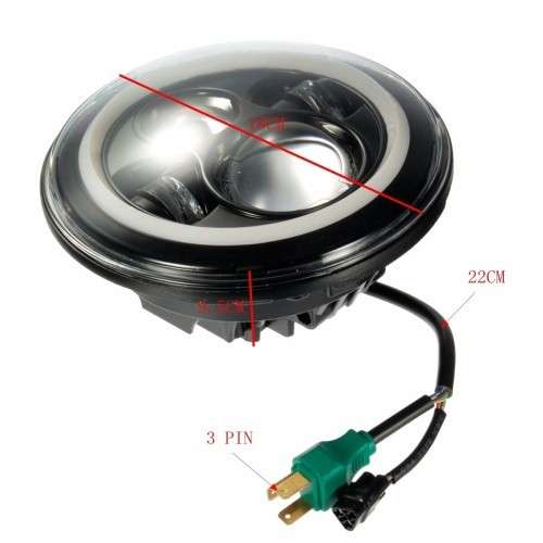 Round 7'' LED Headlights 2 in 1 Box