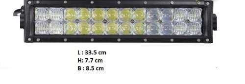 72w bar led light 5D SUV 4X4 vans