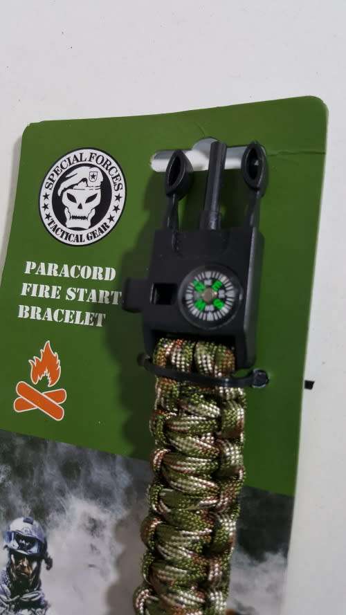 paracord 3 in 1 wristband(wholesale and stock)