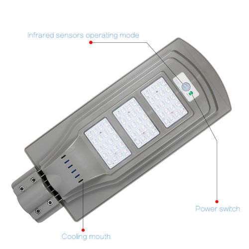 60W 60 LED Solar Street Lamp