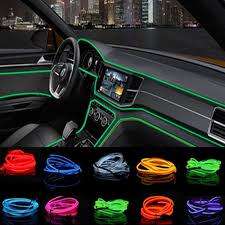 Car Styling 2M Car Interior Light Ambient Light Cold Light Line DIY Decorative Dash board