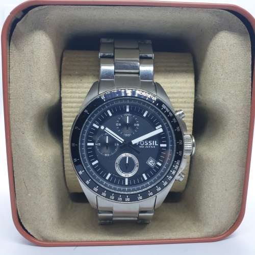 Fossil black and silver Gentlemans Watch | Stunning | R1 start | in NEW condition.