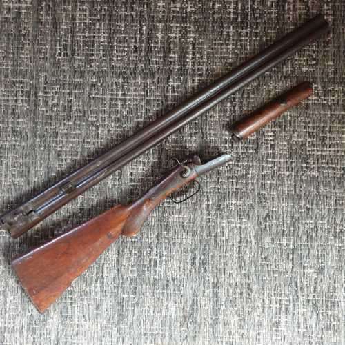 Very Old Original Double Barrel Shotgun - Buck and Co London - Deactivated