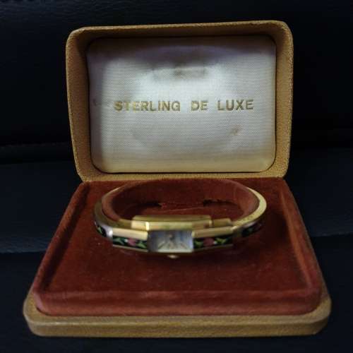 Sterling De Luxe 17 Jewels Ladies Watch - Gold Filled 10 Microns - Swiss Made