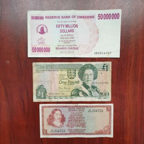 A Big Lot of Old Collectable Notes - From Around The World - Bid To Take All