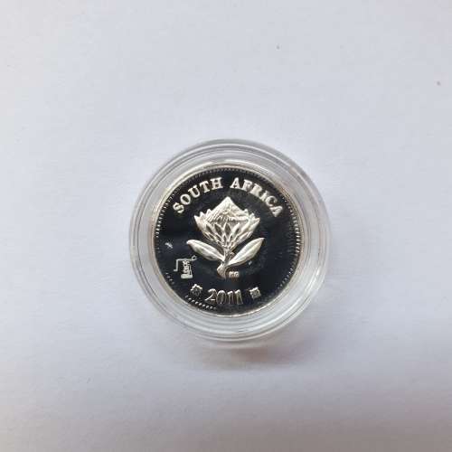2011 Two and a Half cent Tickey - Flypress Van Der Stel - Silver - TWO AVAILABLE