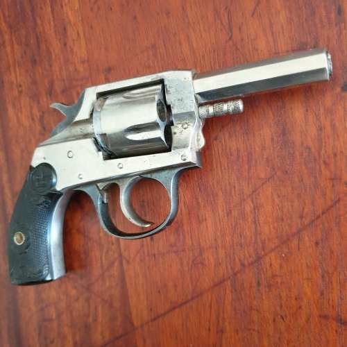 Deactivated Double Action Model 1900 Fitchburg Mass USA Revolver with Deactivation Certificate
