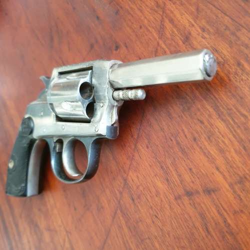Deactivated Double Action Model 1900 Fitchburg Mass USA Revolver with Deactivation Certificate