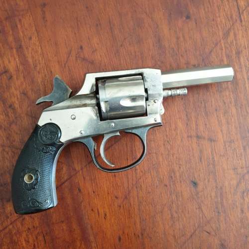 Deactivated Double Action Model 1900 Fitchburg Mass USA Revolver with Deactivation Certificate