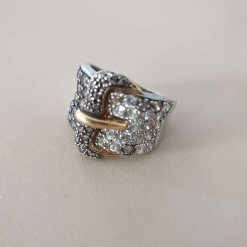 Unique 925 Sterling Silver Belt Buckle Ring