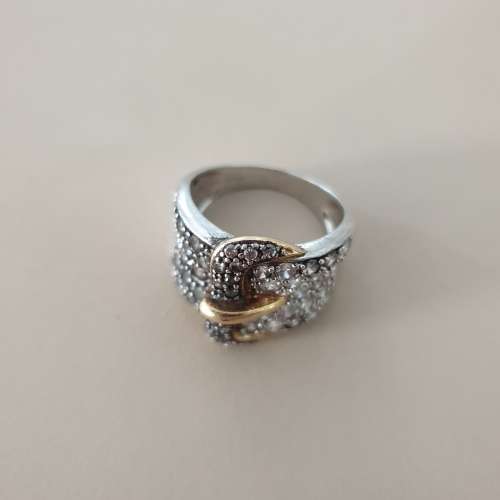 Unique 925 Sterling Silver Belt Buckle Ring