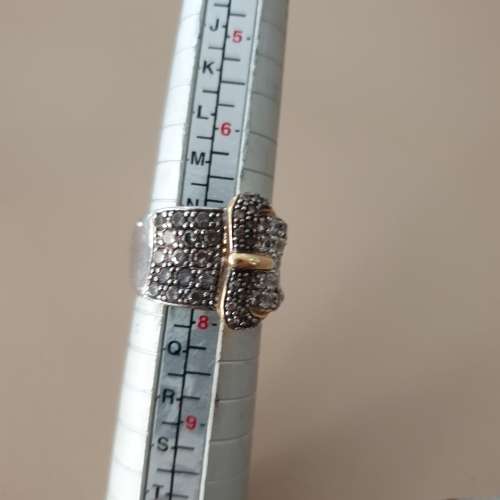 Unique 925 Sterling Silver Belt Buckle Ring