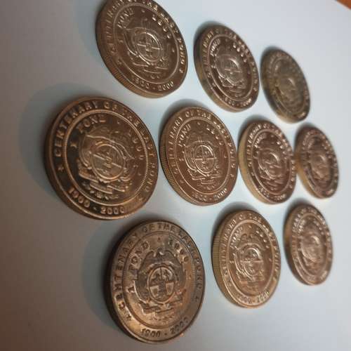 1900 - 2000 | 1 Pond 1900 | Centenary of the Last Pond | Bid per Coin to take The Lot