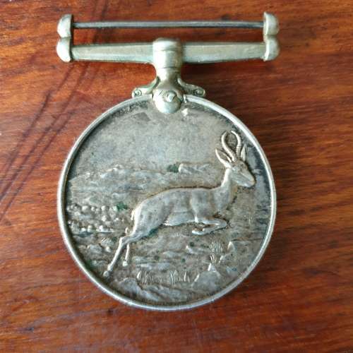 World War 2 Africa Service Silver Medal | 43196 J.Z. Van Loggerenberg