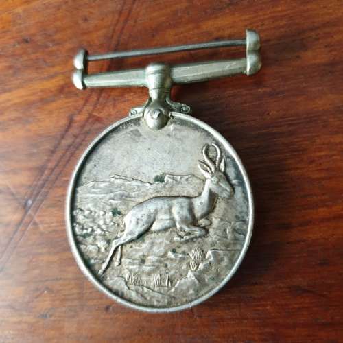 World War 2 Africa Service Silver Medal | 43196 J.Z. Van Loggerenberg