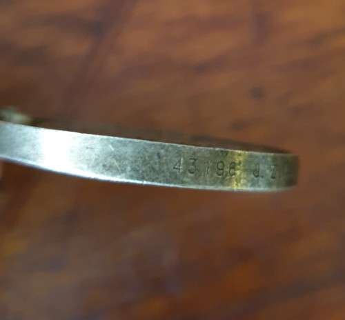 World War 2 Africa Service Silver Medal | 43196 J.Z. Van Loggerenberg