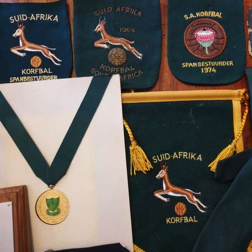 Lot of Springbok SA Korfball Medals and Awards