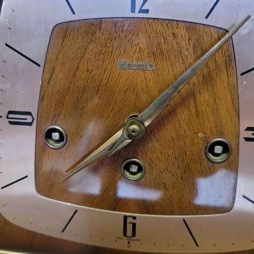 Vintage Hermle Art Deco Style Mantel Clock | Keeps time and Chimes, but needs a service