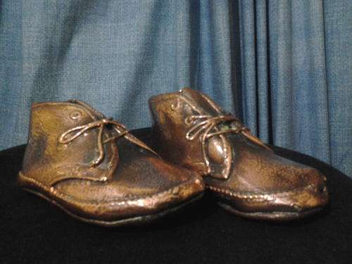 SET OF BRASS VINTAGE SHOES