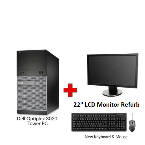 Dell Optiplex 3020 i3-4130-8GB RAM-500GB HDD
