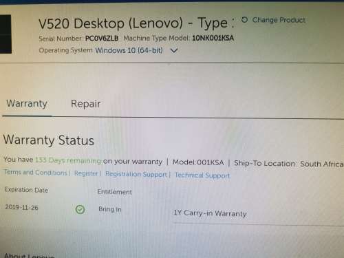 Lenovo V520 i5 7400 | 16GB Ram | 1TB HDD | 22" Lenovo Monitor | Lenovo Wireless Keyboard and Mouse