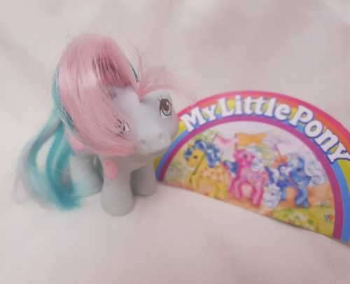 Vintage G1 My Little Pony - Loving Family Ponies - Baby Sister Sweet Celebrations