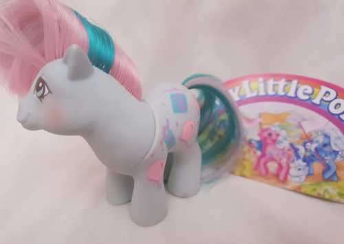 Vintage G1 My Little Pony - Loving Family Ponies - Baby Sister Sweet Celebrations
