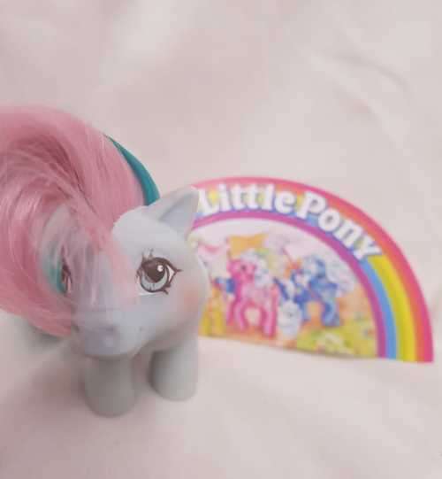 Vintage G1 My Little Pony - Loving Family Ponies - Baby Sister Sweet Celebrations