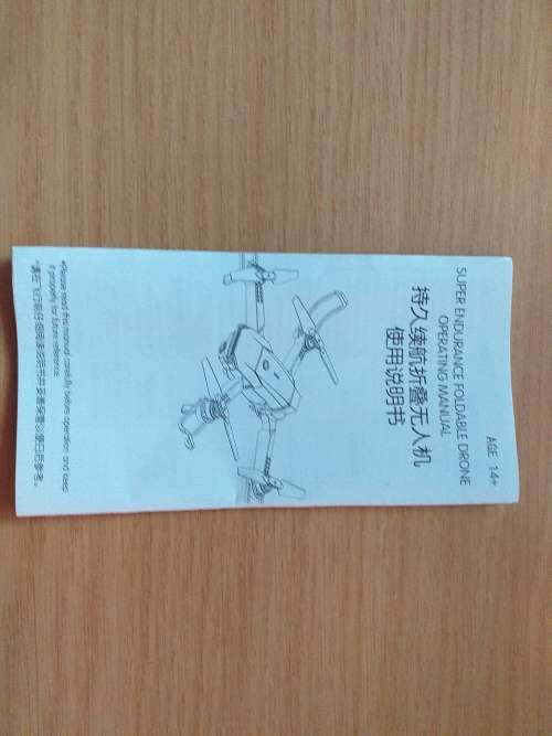 Drone WIFI HD Camera Battery Foldable Selfie RC Quadcopter Drone in a carry case. Including spares