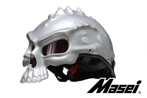 Grey Skull Helmet (L)
