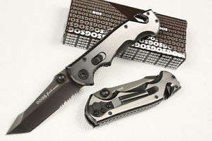 SOG Folding Pocket Knife - Half Serrated