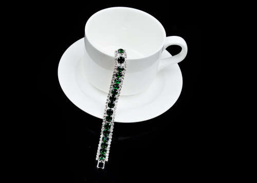 Single Row Crystal Bracelet