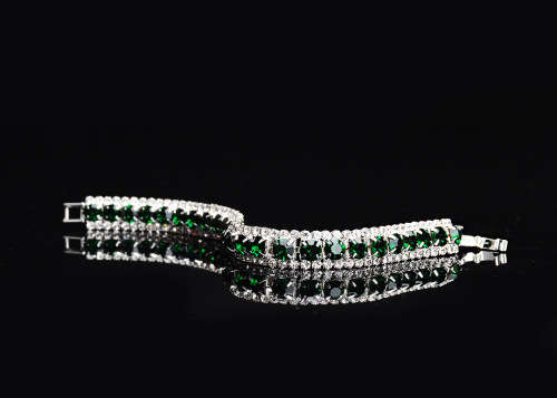 Single Row Crystal Bracelet