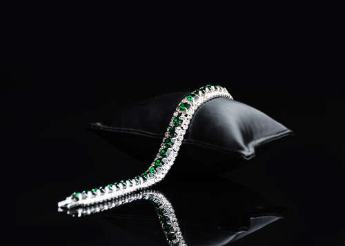 Single Row Crystal Bracelet