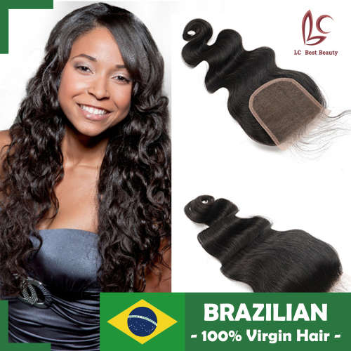 Virgin Brazilian Human Hair Lace Closure Body Wave