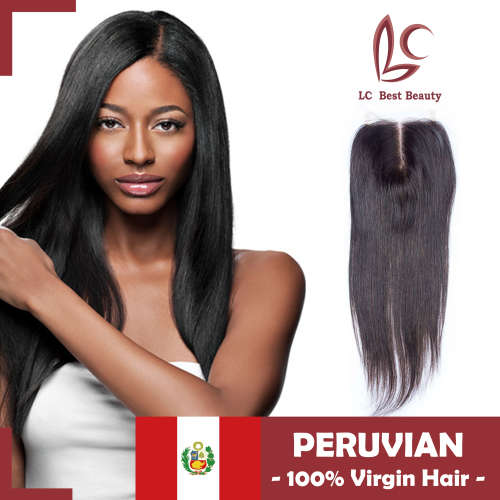 Peruvian Hair  Silky Lace Closure