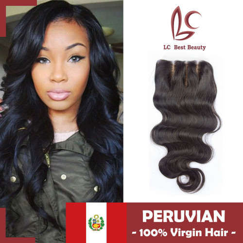Hair Extensions, Peruvian Body Wave Closure