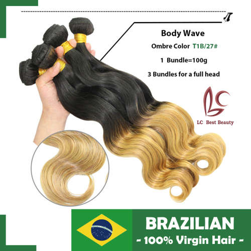 Ombre Hair, T1b/27#  300g ( FREE SHIPPING)