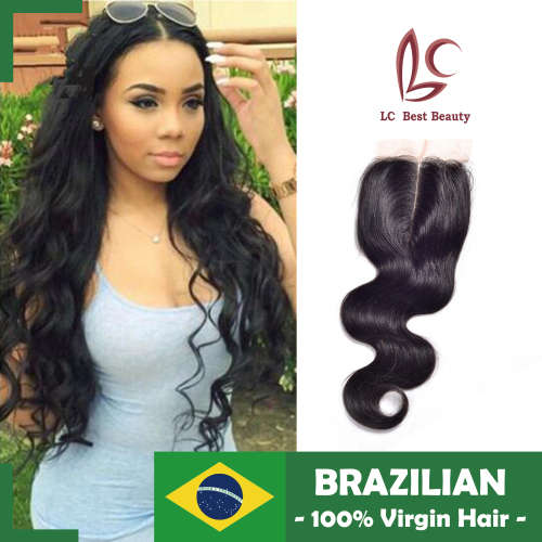 Brazilian Lace Closure, Free Part ( FREE SHIPPING)