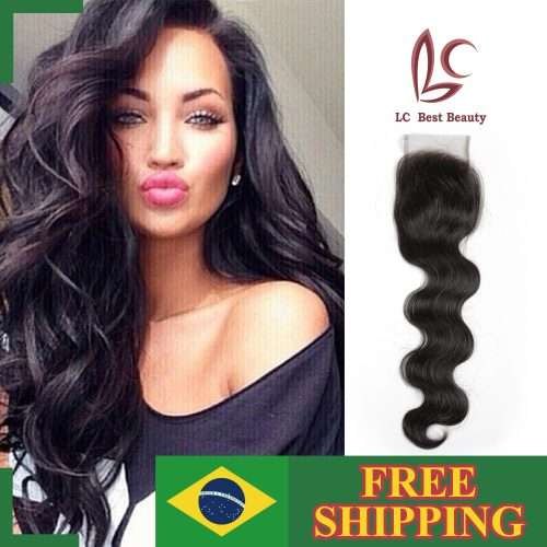 Brazilian Lace Closure, Free Part ( FREE SHIPPING)