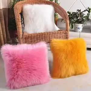 Three Fur Fluffy Cushions